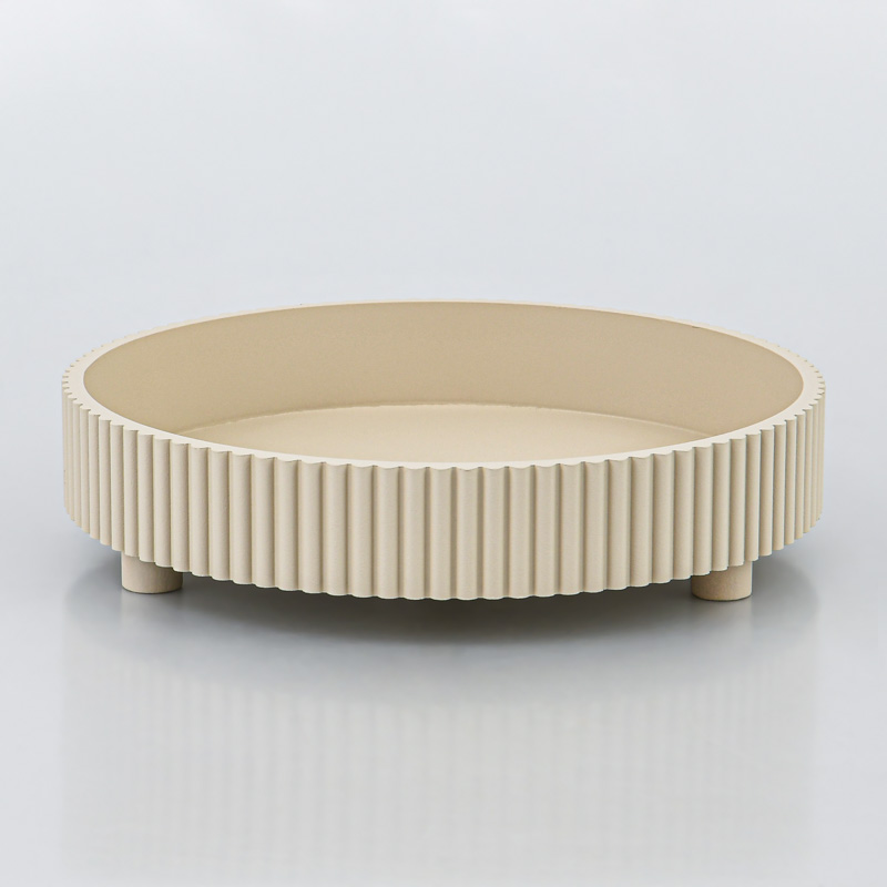 Plateau rond décoratif 'Softness'