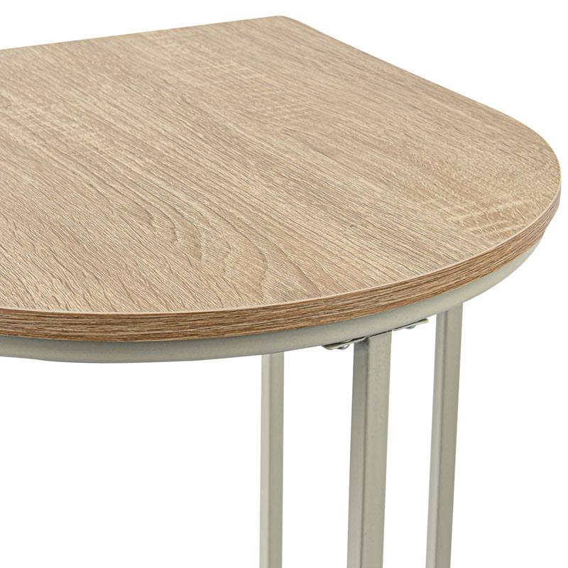 Set de 2 bouts de canapé 'Vilma' beige