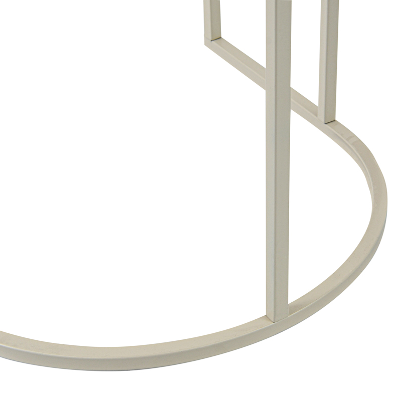 Set de 2 bouts de canapé 'Vilma' beige
