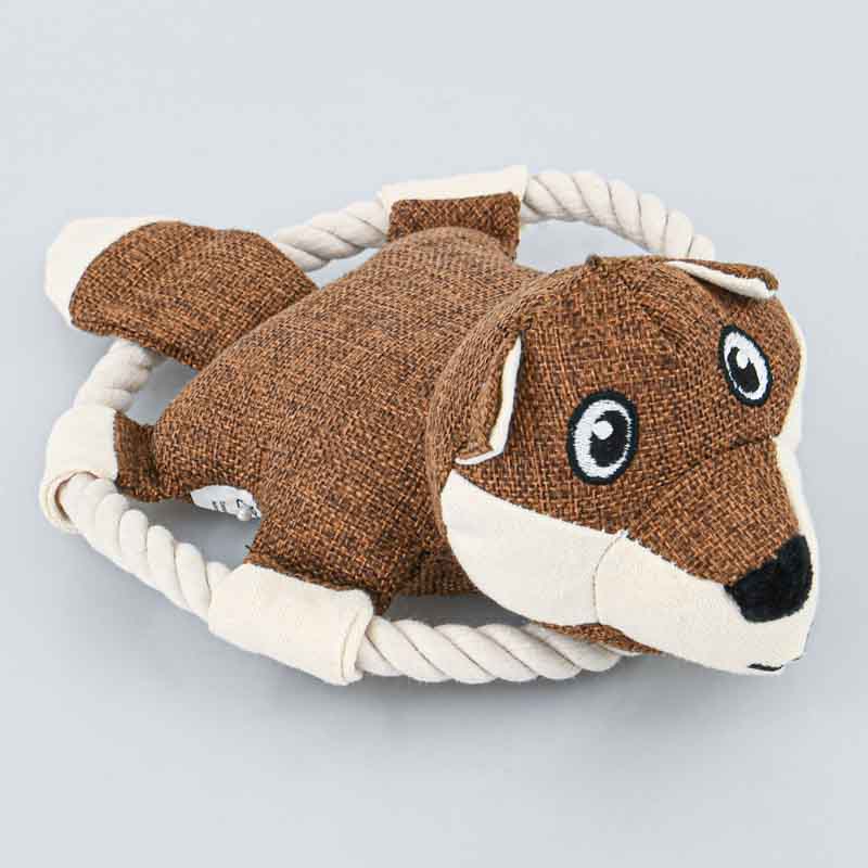 Jouet pour chien forme renard
