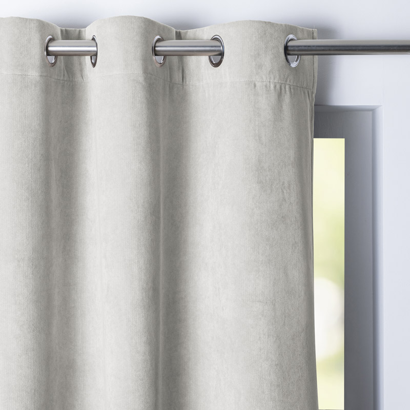 Rideau occultant isolant 'Toundra' gris