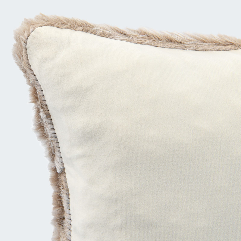 Coussin 'Cardiff' beige