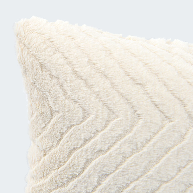 Coussin 'Zebrella' écru