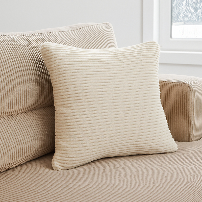 Coussin 'Rainy' écru