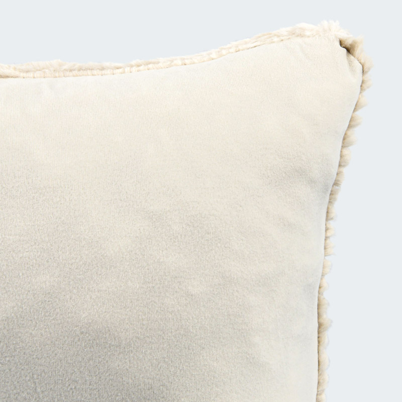 Coussin 'Rainy' écru