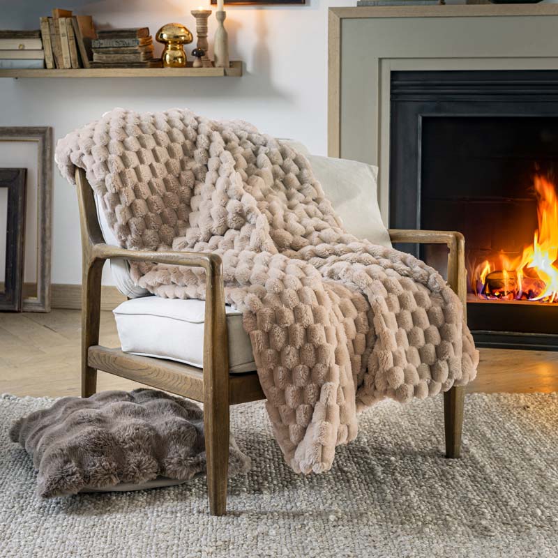 Plaid 'Caly' beige
