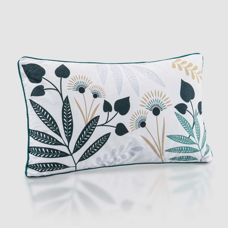 Coussin 'Asako' velours