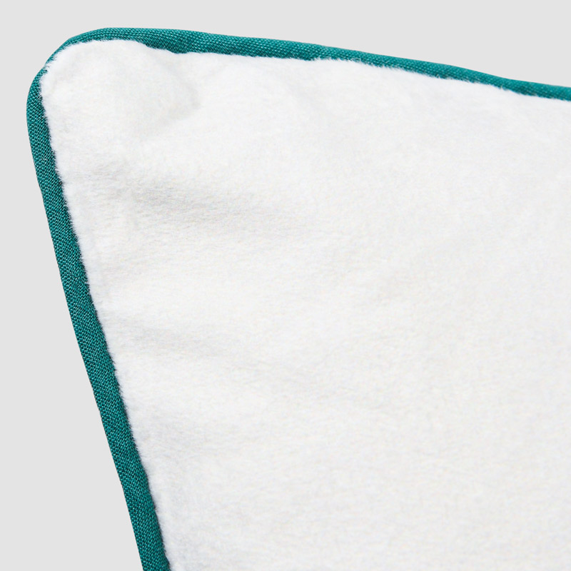 Coussin 'Asako' velours