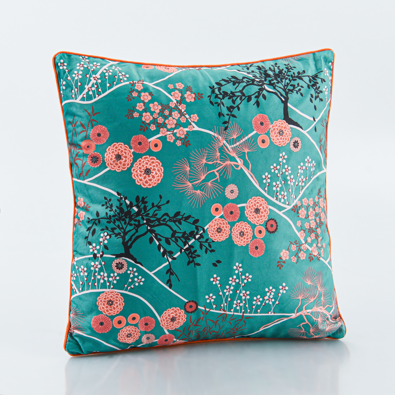 Housse de coussin 'Nara' velours