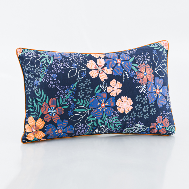 Coussin 'Leana' velours