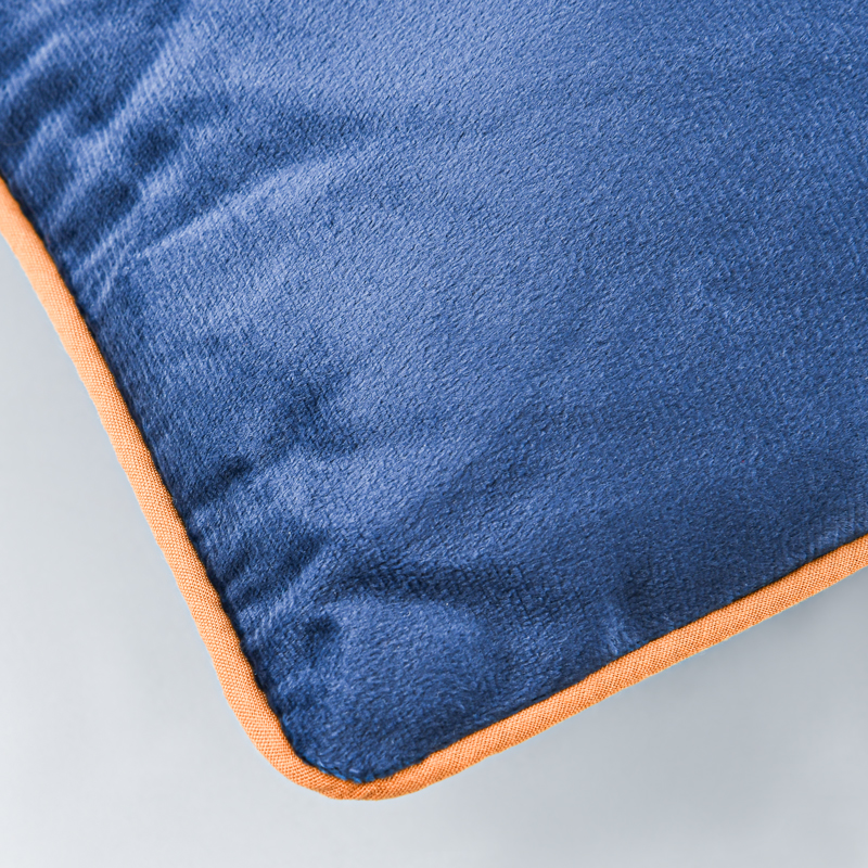 Coussin 'Leana' velours