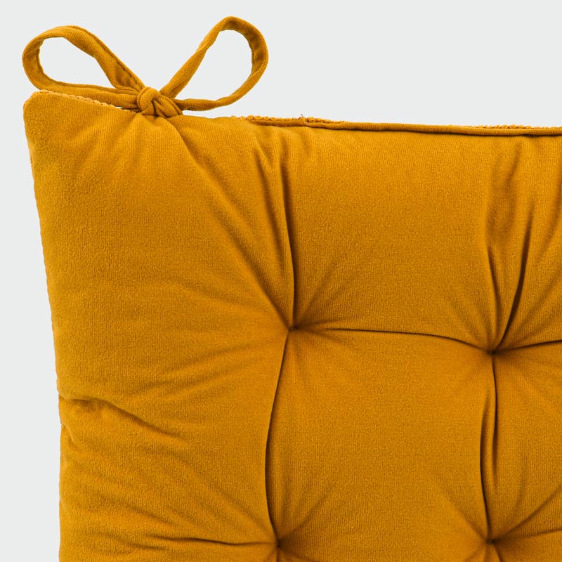 Dessus de chaise 'Angels' jaune curry
