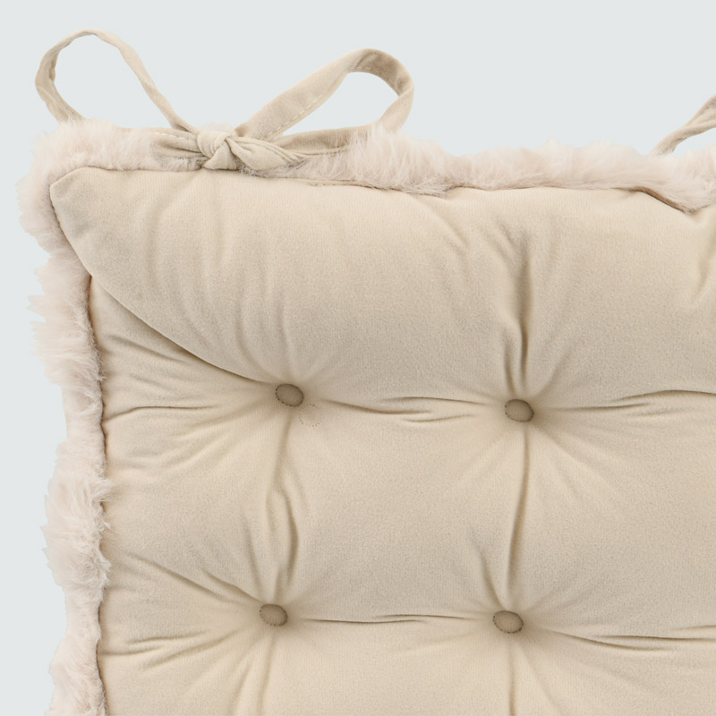 Dessus de chaise 'Louve' beige