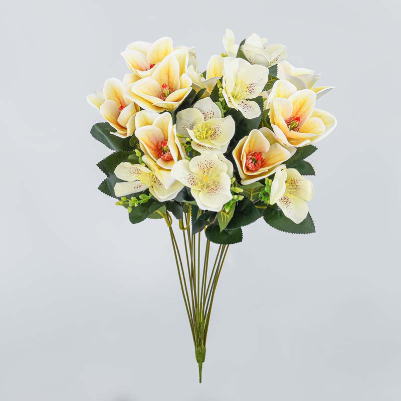 Bouquet de magnolia crème