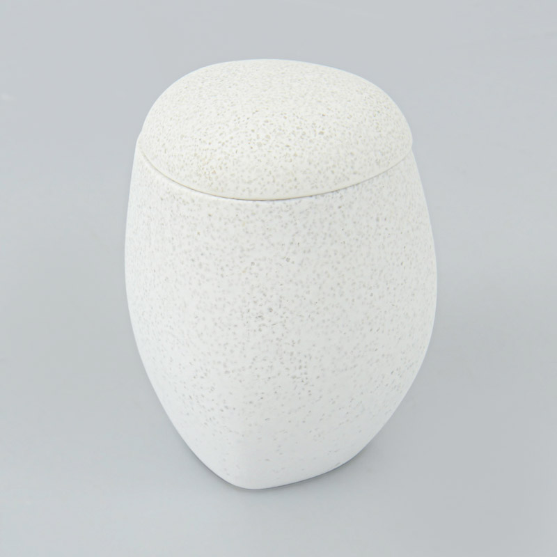 Boîte à coton 'Oriano' blanche