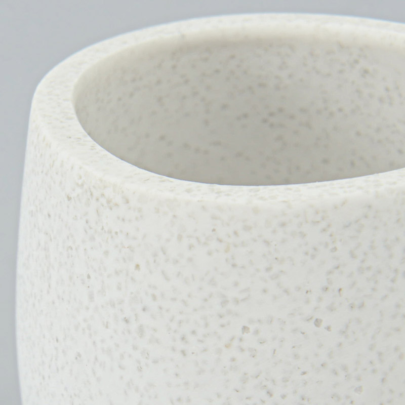 Boîte à coton 'Oriano' blanche