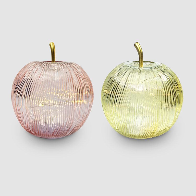 Pomme irisée lumineuse LED