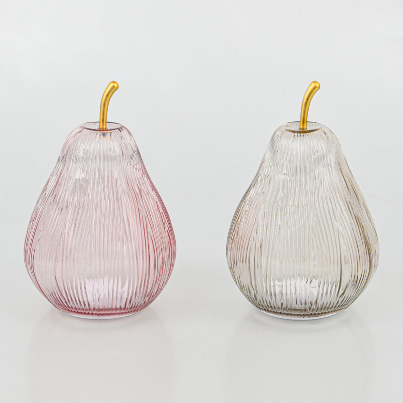Poire irisée lumineuse LED