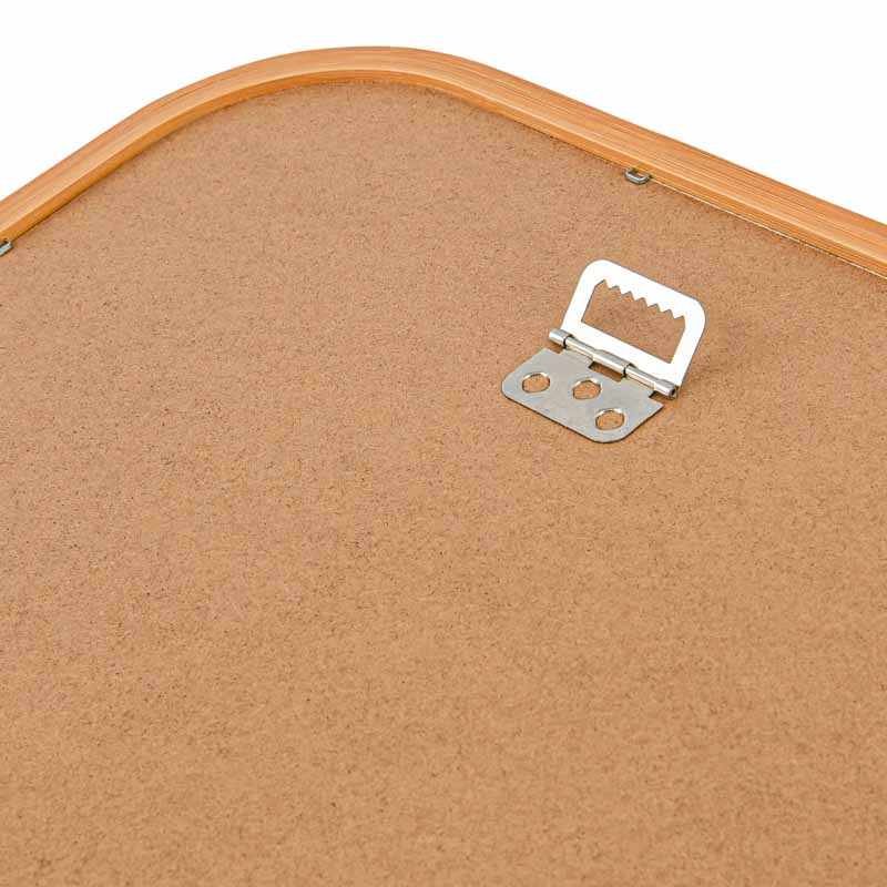 Miroir rectangle 'Bambou' beige 