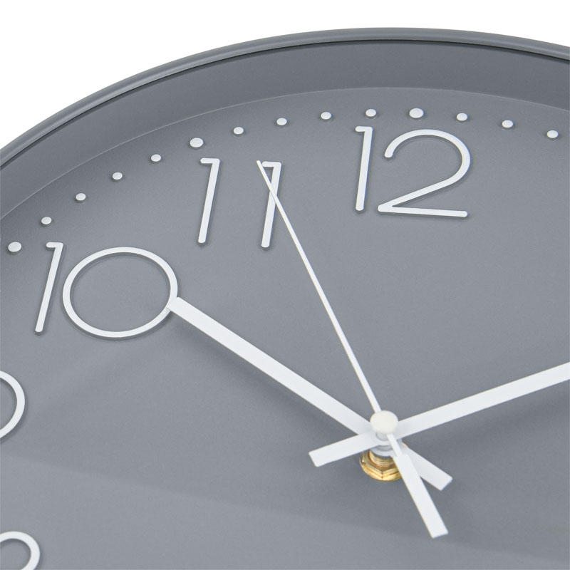 Horloge murale grise