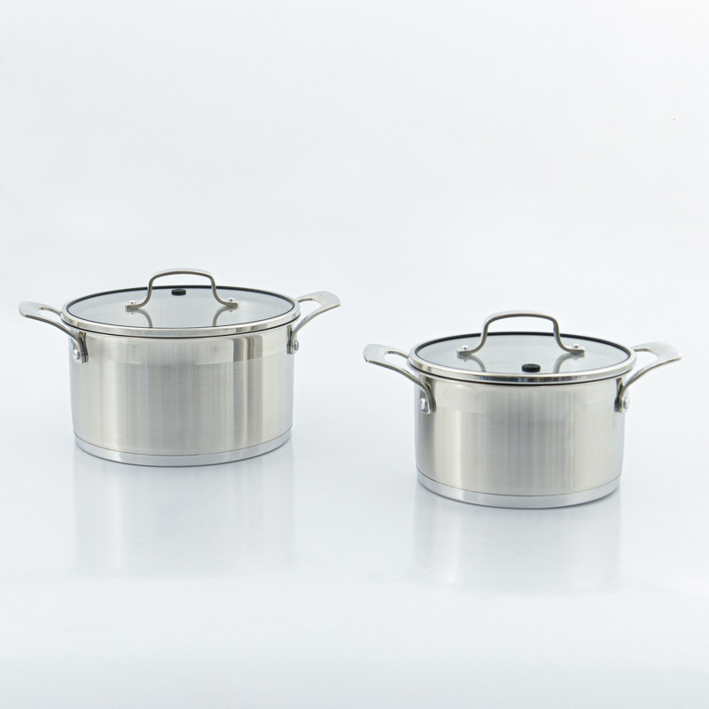 Batterie en inox 'Platine' 6 pièces