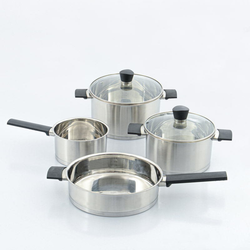 Batterie en inox 'Onyx' 6 pièces
