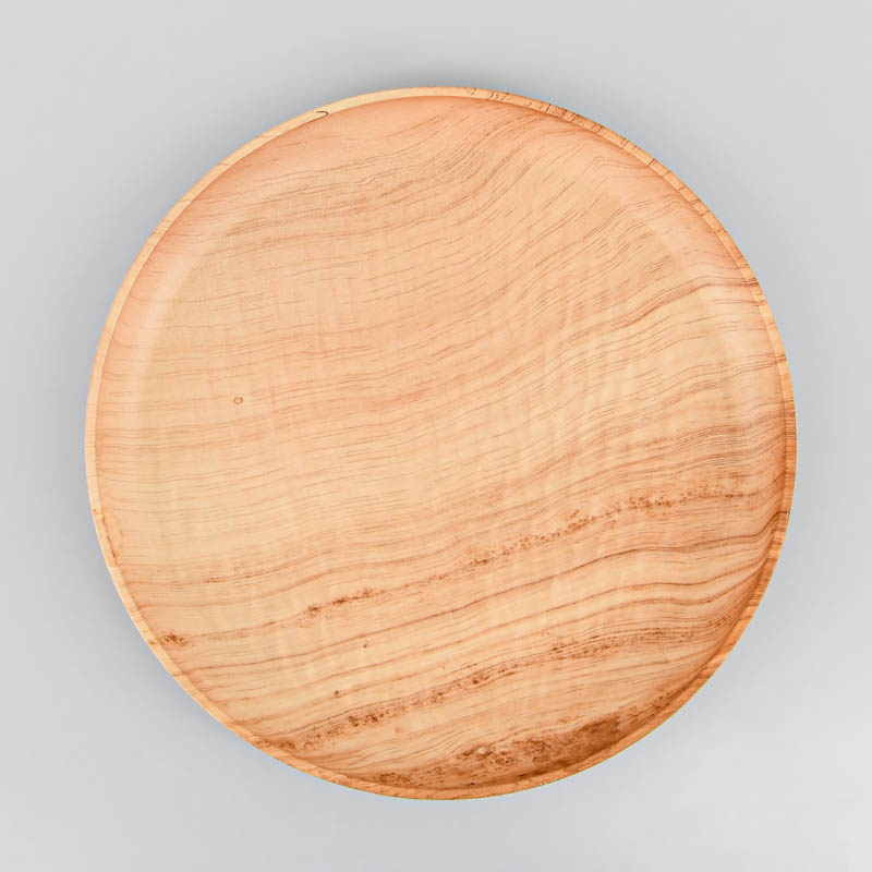 Centre de table rond en bois