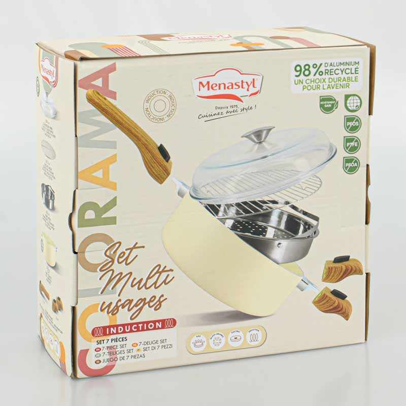 Set culinaire multi-usages crème