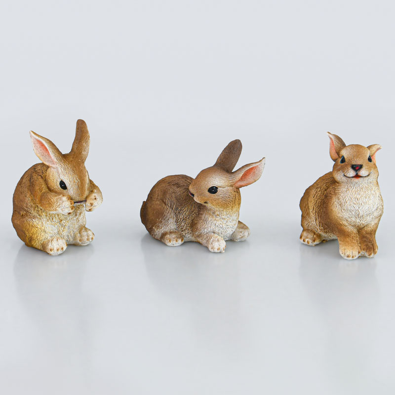 Lapin joueur décoratif 