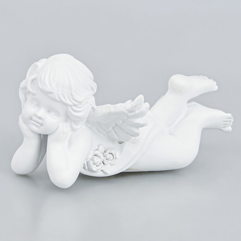 Figurine ange pensif à poser