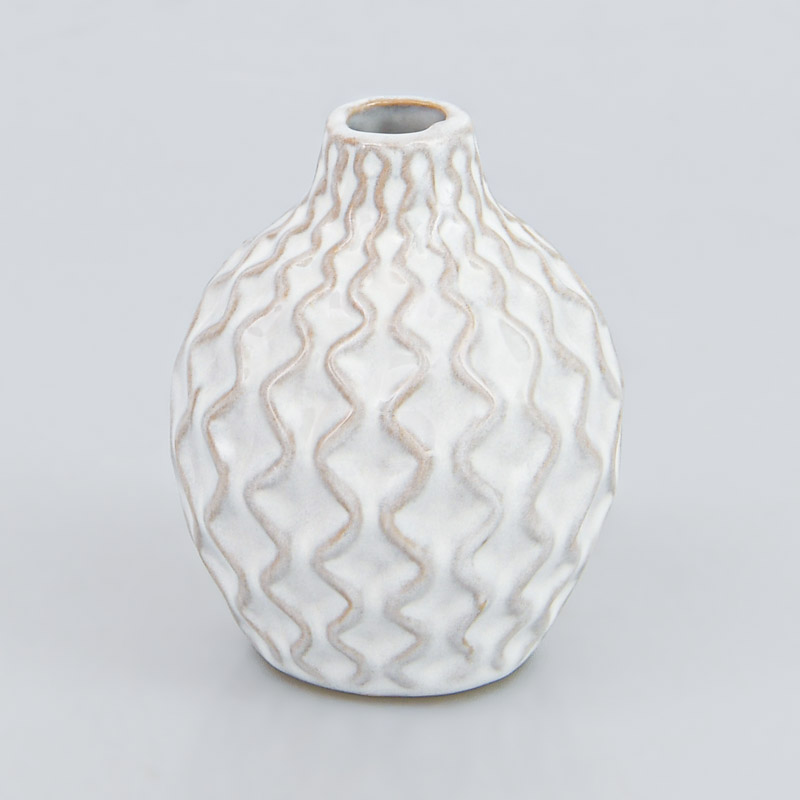 Petit vase boule 'Aveiro' beige
