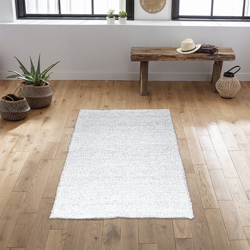 Tapis 'Peeby' blanc