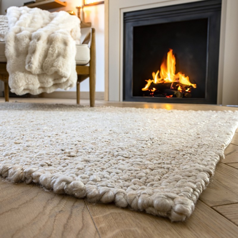 Tapis 'Peeby' beige