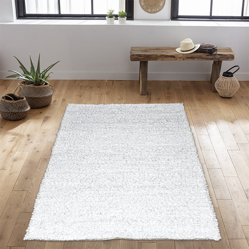 Tapis 'Peeby' blanc