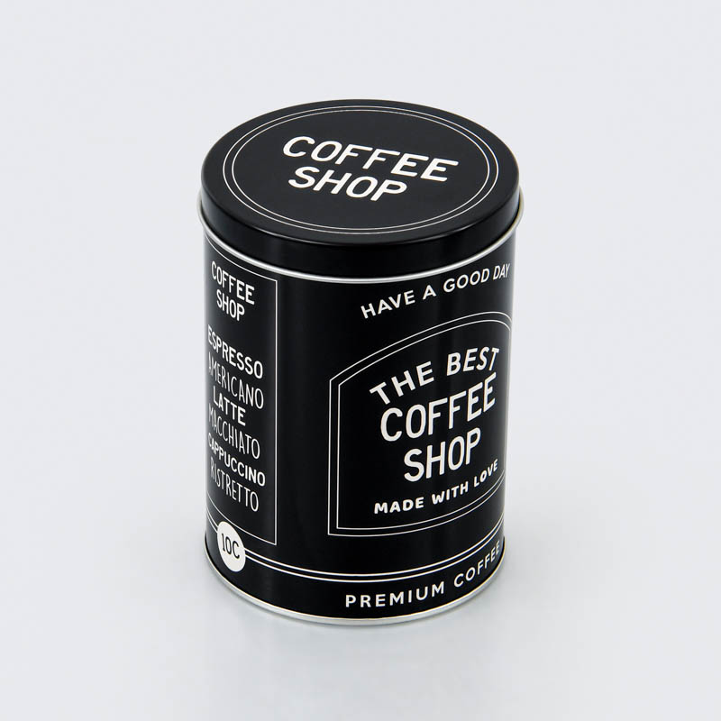 Boîte rond à café 'Coffee Shop'