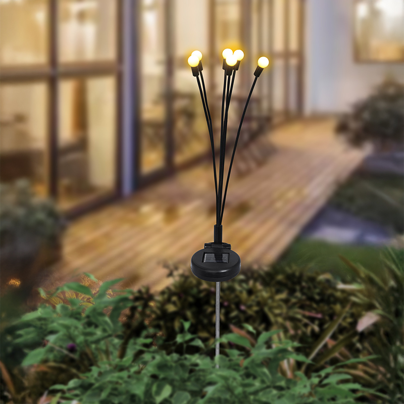 Lampe solaire 6 branches