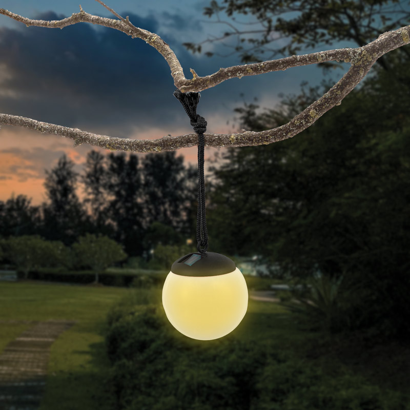 Lampe solaire boule à suspendre 'Sfera'