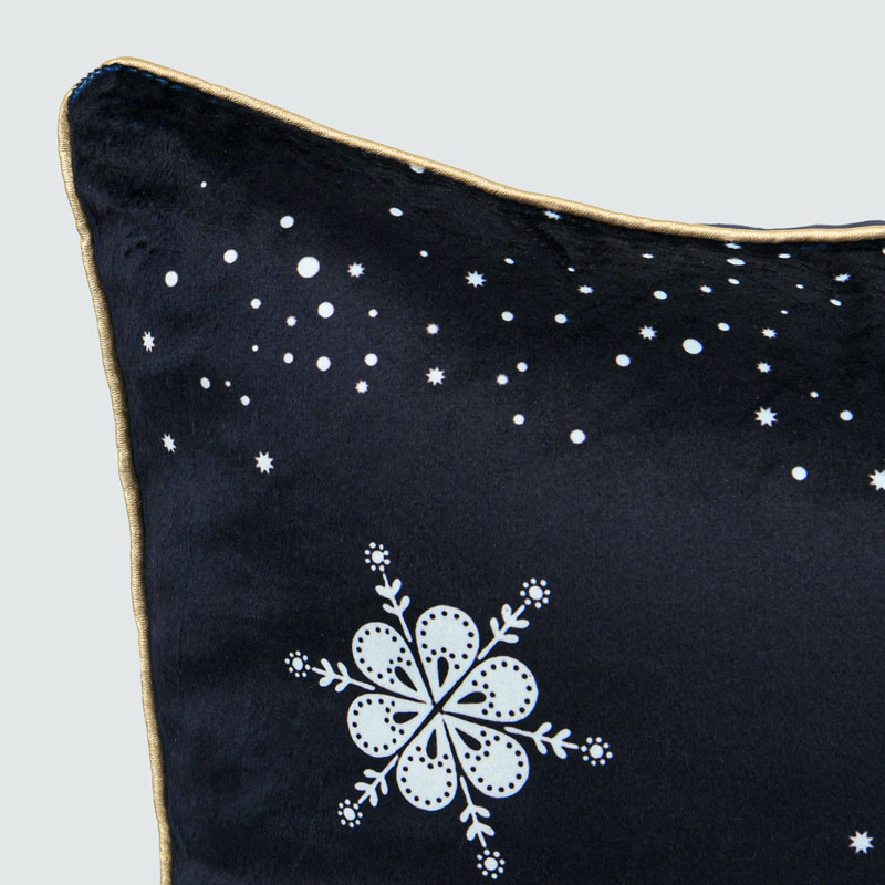 Housse de coussin velours imprimé 'Riquewihr'