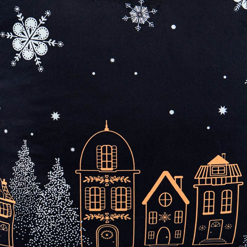 Housse de coussin velours imprimé 'Riquewihr'