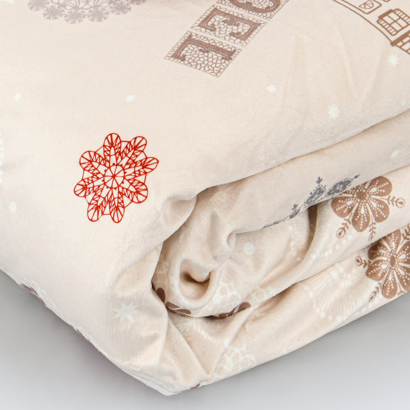 Plaid doublé sherpa imprimé 'Riquewihr' 