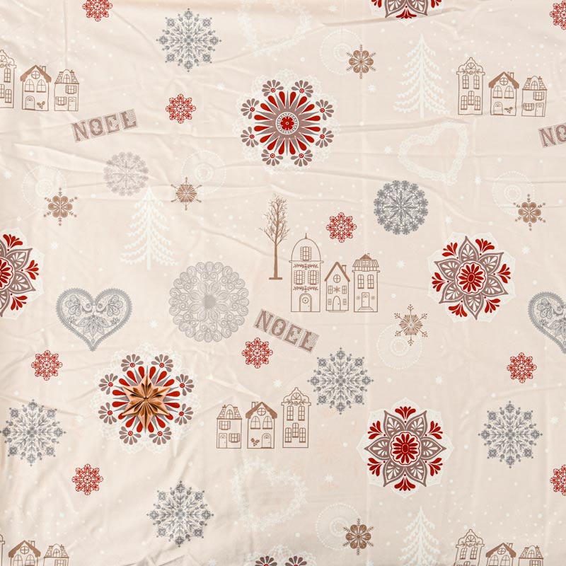 Plaid doublé sherpa imprimé 'Riquewihr' 
