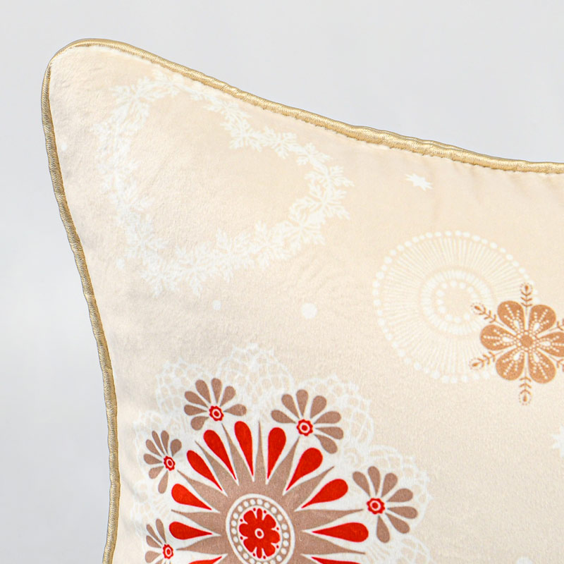 Housse de coussin velours imprimé 'Riquewihr'
