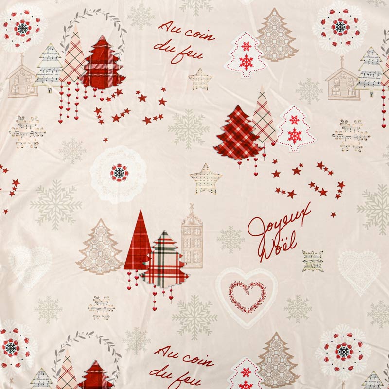 Plaid de Noël doublé sherpa 'Aberdeen' 