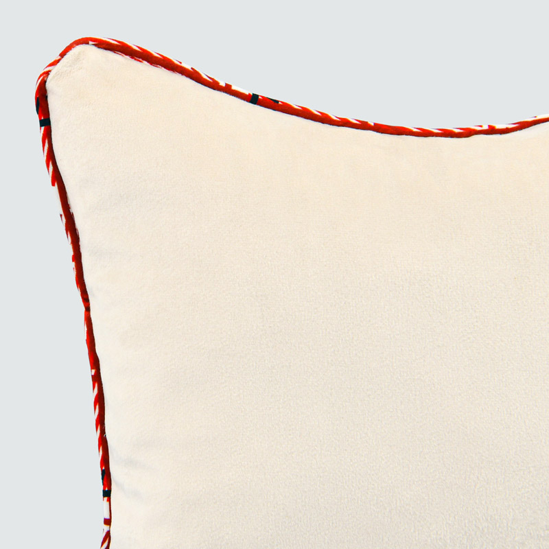 Housse de coussin velours imprimé 'Aberdeen'