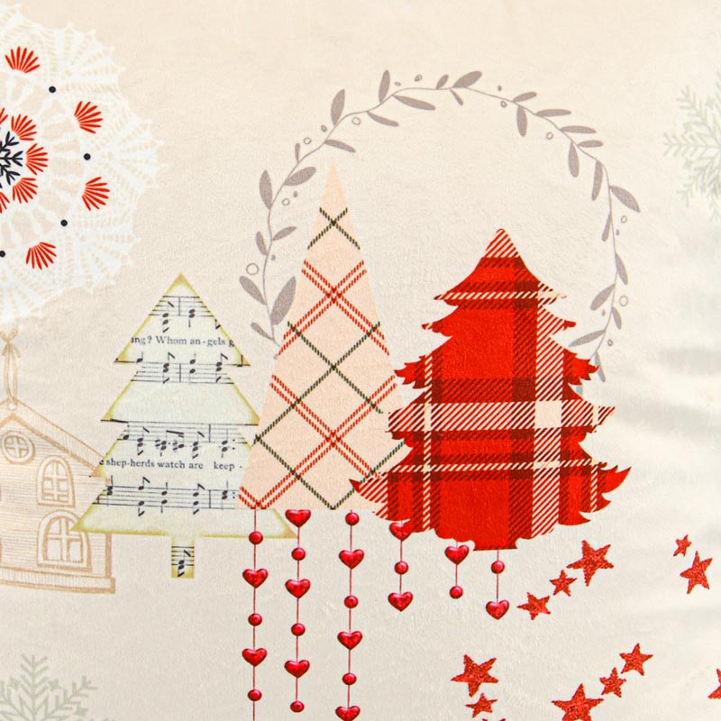 Housse de coussin velours imprimé 'Aberdeen'