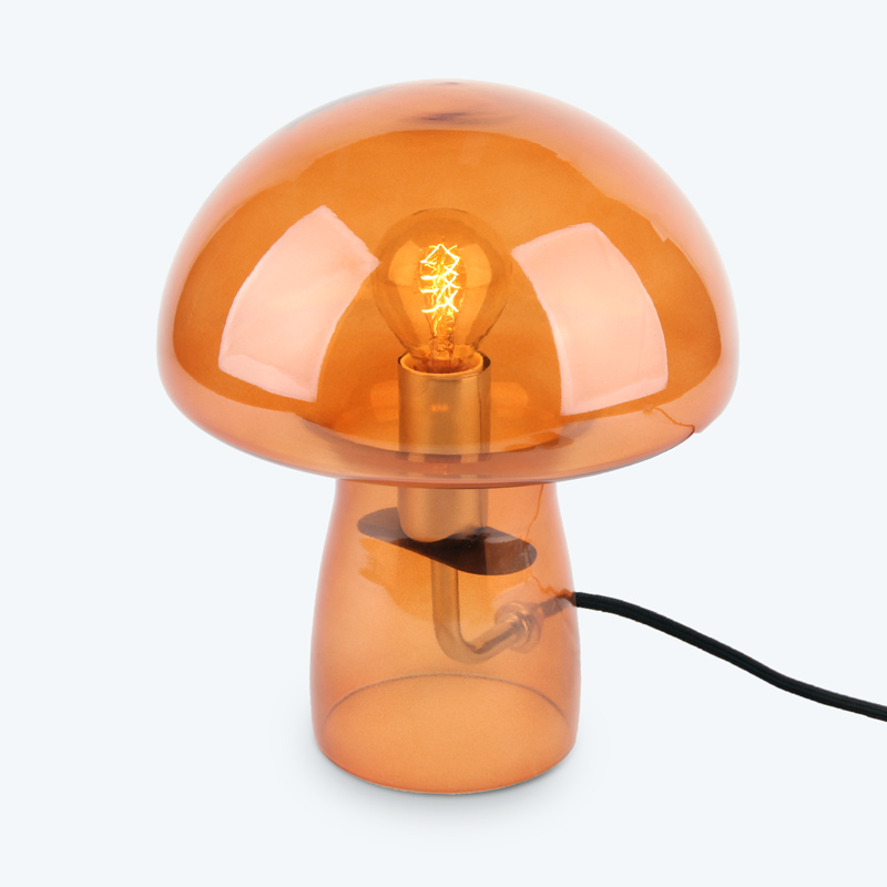 Lampe champignon à poser 'Cosmic' orange