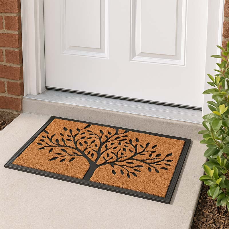 Tapis arbre de vie en coco