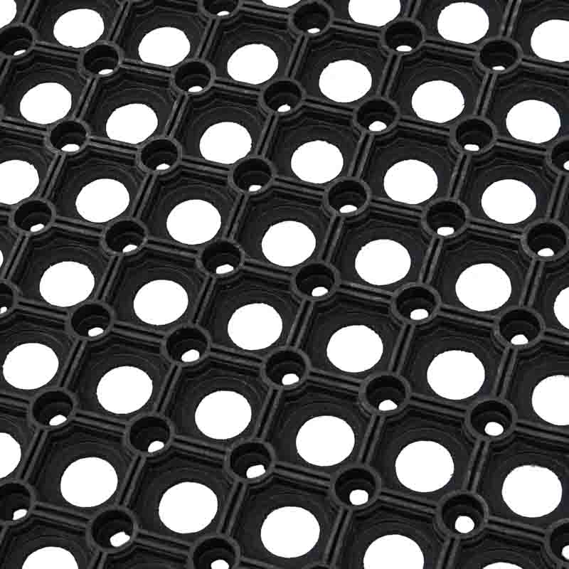 Tapis ajouré cercles