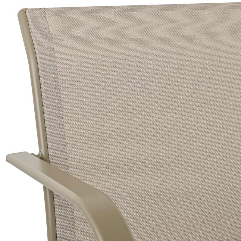 Chaise de jardin avec accoudoirs