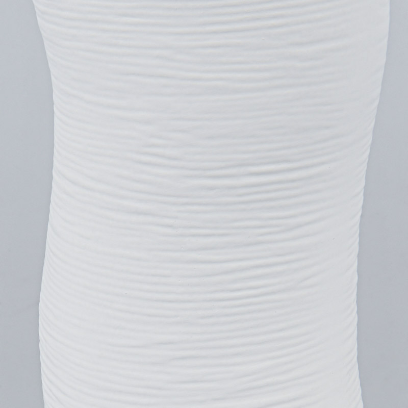 Vase en céramique 'Ballerina' blanc 